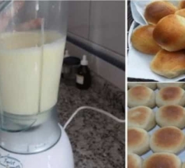 Adeus padaria aprenda esse delicioso pãozinho de liquidificador –