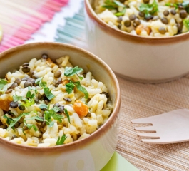 Salada no pote com Quinoa Filé de Saint Peter