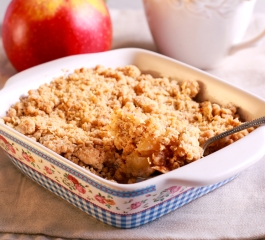 Apple crumble uma torta fantástica para você fazer hoje