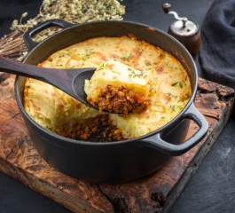 Escondidinho de carne moída, faça hoje