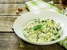 Lire l'article: Vem aprender Arroz cremoso com espinafre e gorgonzola