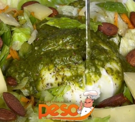 Burrata ao molho pesto uma receita diferente pra hoje