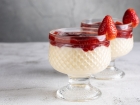 Ler matéria: Panna cotta de morangos sobremesa cremosa e sabor delicado