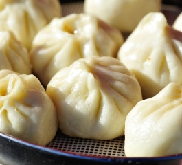 Pão Chinês, o mantou, muito simples e combina com vários pratos