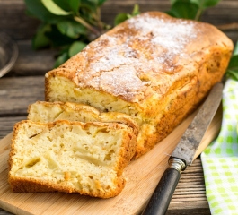 Receitas Caseiras de Bolo Aqui um Bolo de Maçã Sensacional