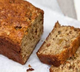 Bolo de aveia com banana maçã e nozes faça hoje mesmo –