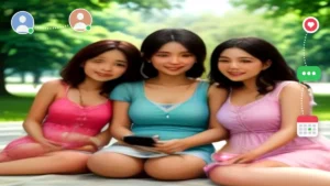 Madres sonrientes con sus bebés sentadas en una manta en un parque soleado
